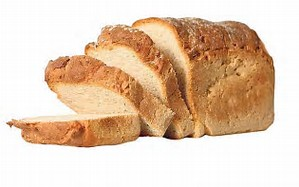 Sliced loaf of bread